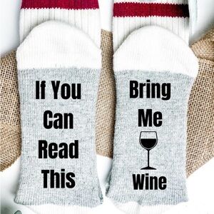 If you can read this Novelty Socks